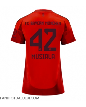 Bayern Munich Jamal Musiala #42 Tricou Fotbal Replică 2024-25 Femei Acasa